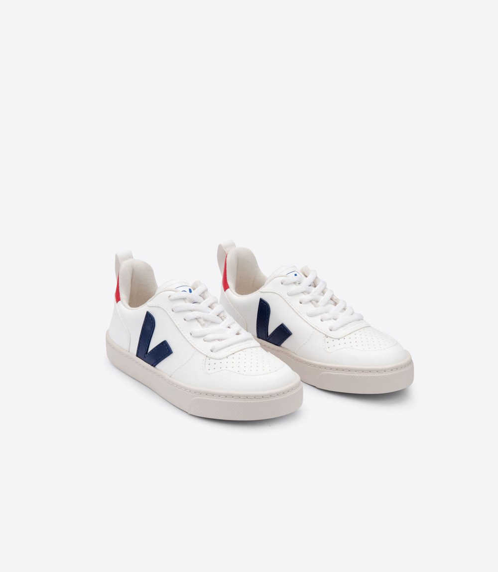 Veja Trainers Kids White - V-10 Cwl - UTWO-19846